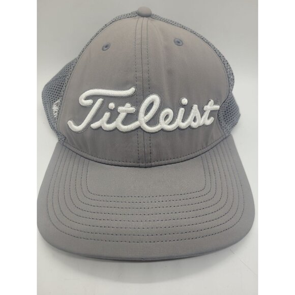 Titleist Tour Perform Golf Cap Gray Adjust snap back Whitehawk Ranch Mesh Hat - Picture 1 of 6